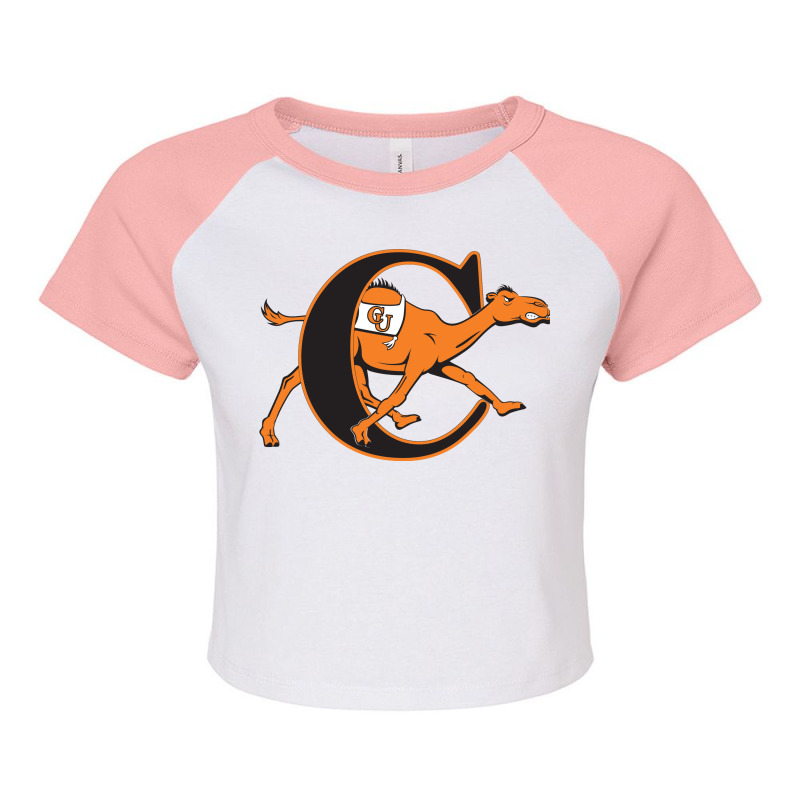 Campbell Fighting Camels Raglan Crop Top by abdarshop | Artistshot