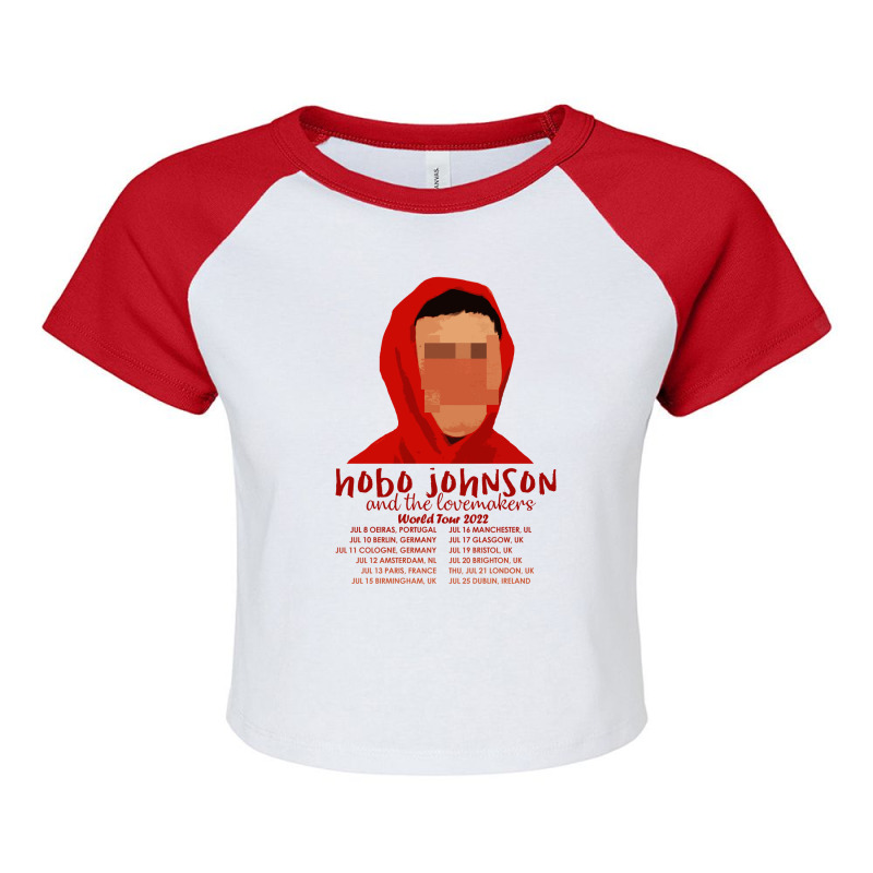 Hobo Johnson & The Lovemakers World Tour 2022 Back Raglan Crop Top by ruqiwani | Artistshot