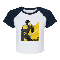 Patrice Bergeron Angle Raglan Crop Top | Artistshot