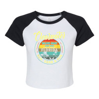 Clearwater Beach Florida   Summer Clearwater Beach T Shirt T Shirt Raglan Crop Top | Artistshot