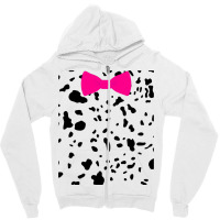 Funny Halloween Dalmatian Dog Costume Diy Pet Owne Zipper Hoodie | Artistshot