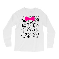 Funny Halloween Dalmatian Dog Costume Diy Pet Owne Long Sleeve Shirts | Artistshot