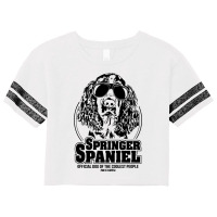 Funny Springer Spaniel Coolest People Dog Saying D Scorecard Crop Tee | Artistshot