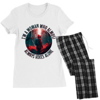 Hiking Accessories Hiker Who Hikes Alone Mystical  Women's Pajamas Set | Artistshot