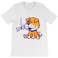 Dog And Bone T-shirt | Artistshot
