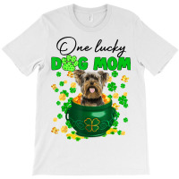 Funny St Patricks Day Patricks Yorkshire Terrier D T-shirt | Artistshot