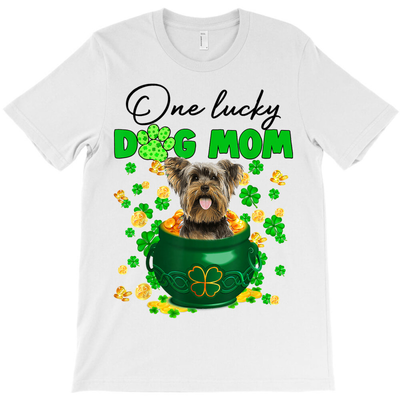 Funny St Patricks Day Patricks Yorkshire Terrier D T-shirt | Artistshot