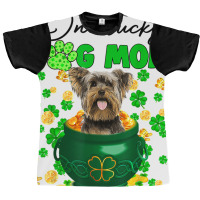 Funny St Patricks Day Patricks Yorkshire Terrier D Graphic T-shirt | Artistshot