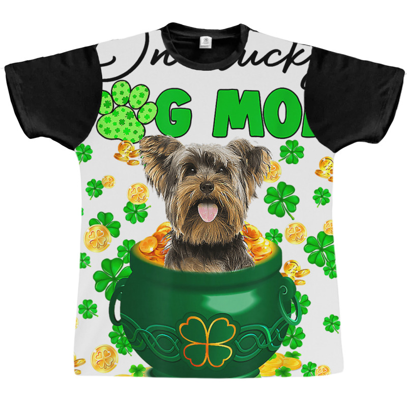 Funny St Patricks Day Patricks Yorkshire Terrier D Graphic T-shirt | Artistshot