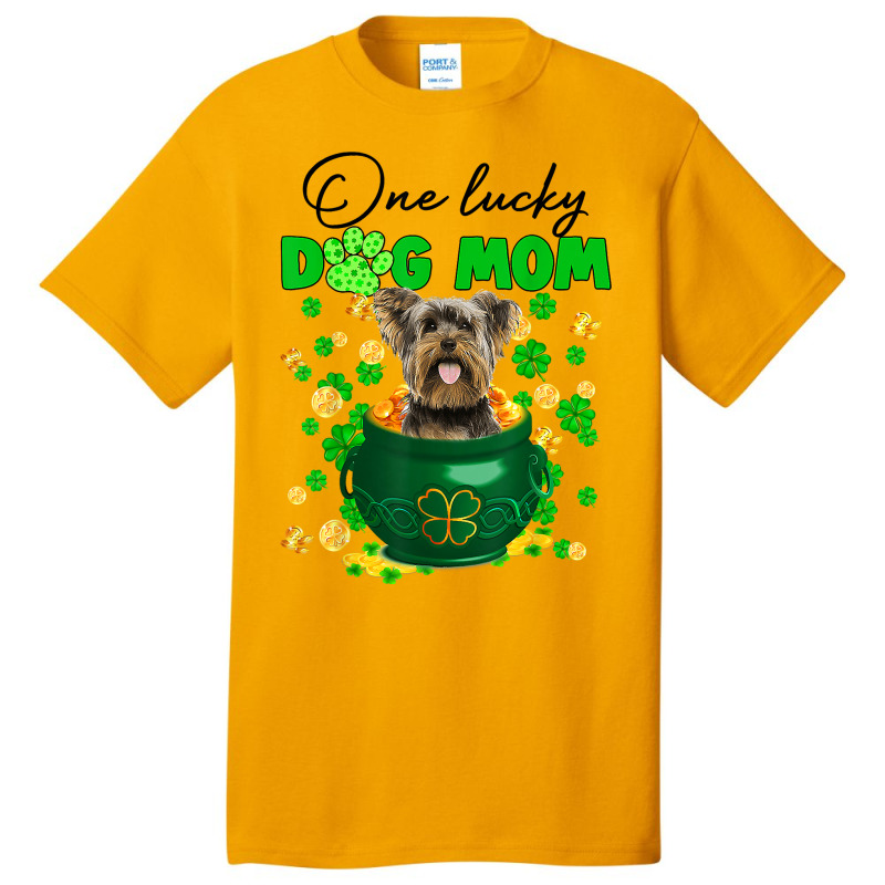 Funny St Patricks Day Patricks Yorkshire Terrier D Basic T-shirt | Artistshot