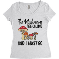 Hunting Season Funny Morels Mushroom Hunter Graphi Women's Triblend Scoop T-shirt | Artistshot