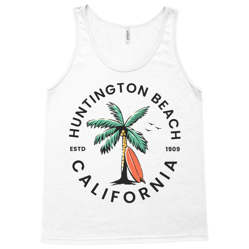 Huntington California Beach Surf Summer Vacation Tank Top by MICHAELPHILBECK | Artistshot