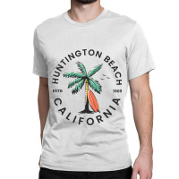 Huntington California Beach Surf Summer Vacation Classic T-shirt | Artistshot