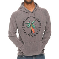 Huntington California Beach Surf Summer Vacation Vintage Hoodie | Artistshot