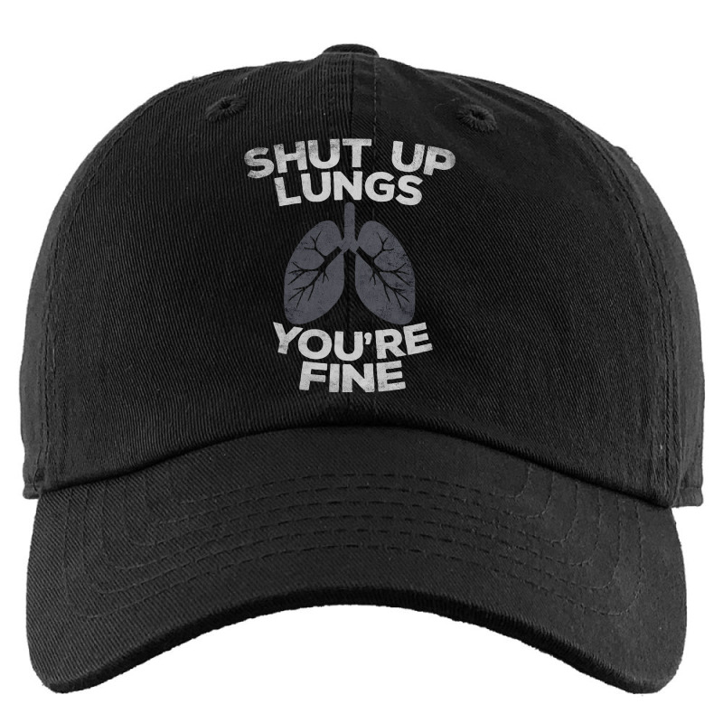 Funny Swimming Quote For Swimmer Shut Up Lungs You Kids Cap | Artistshot