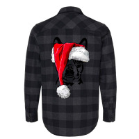 Funny Santa Boston Terrier Christmas Dog Mom Dog 3 Flannel Shirt | Artistshot