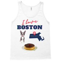 I Love Boston Massachusetts Terrier Creme Pie Funn Tank Top | Artistshot