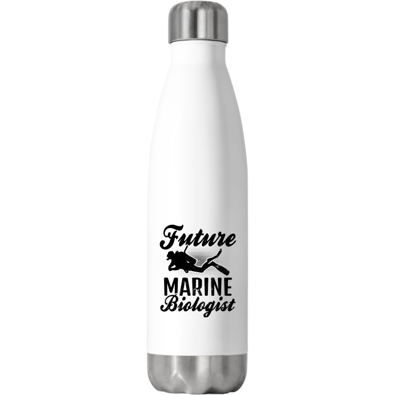 Future Biologist Design Marine Biology Stainless Steel Water Bottle | Artistshot