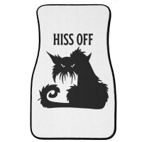 Hiss Off Black Cat Its Fine Im Fine Everythings Is Front Car Mat | Artistshot