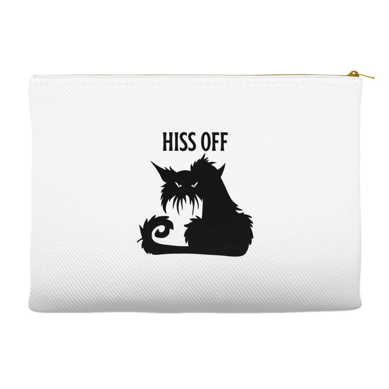 Hiss Off Black Cat Its Fine Im Fine Everythings Is Accessory Pouches | Artistshot