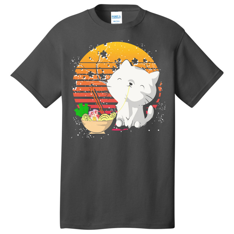 Cat T  Shirt Ramen Noodles Kawaii Cat T  Shirt Basic T-shirt | Artistshot