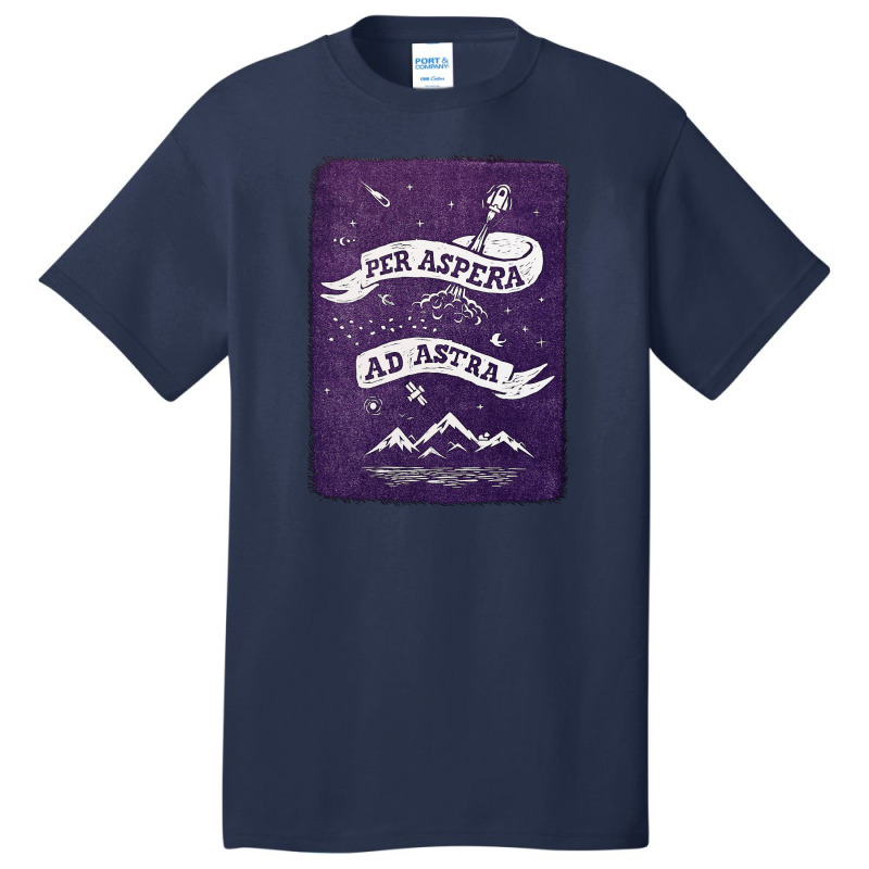 Per Aspera Ad Astra Basic T-shirt | Artistshot