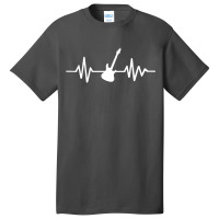 Heartbeat Electric Guitar Basic T-shirt | Artistshot