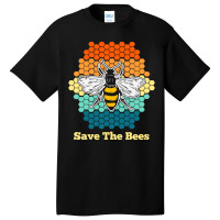 Save The Bees – Honey Bee Basic T-shirt | Artistshot