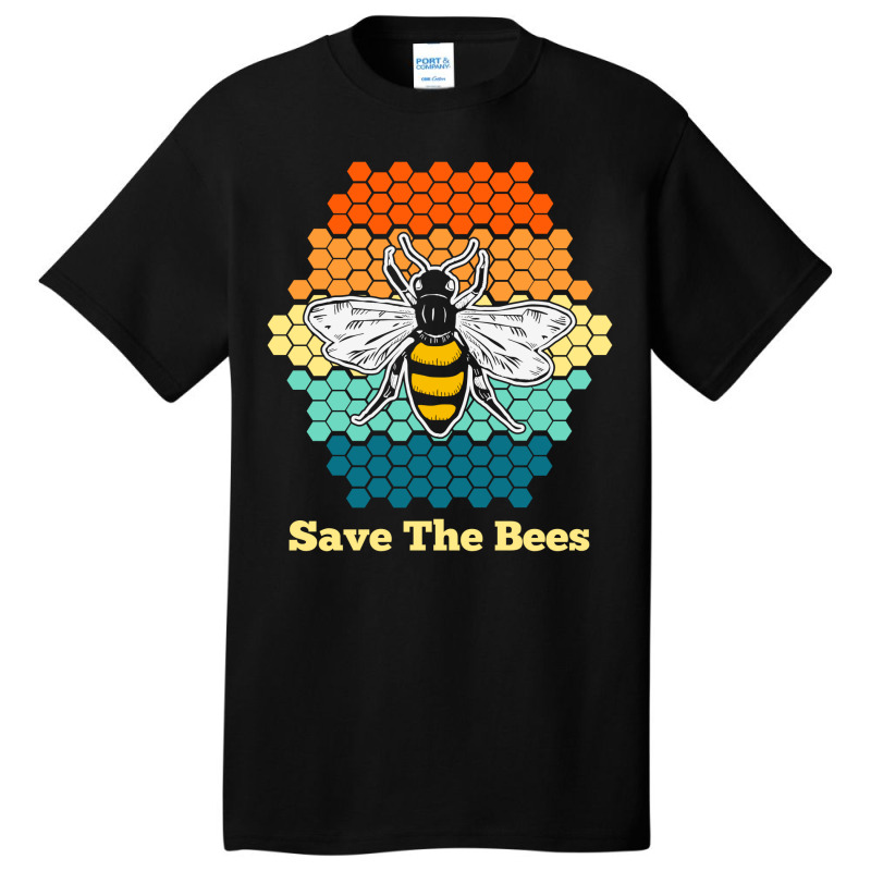 Save The Bees – Honey Bee Basic T-shirt | Artistshot