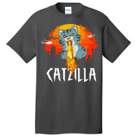 Catzilla Basic T-shirt | Artistshot