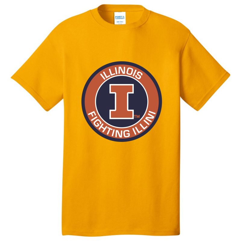 Illinois Fighting Illini Basic T-shirt by rioukiko | Artistshot