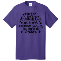 Fairies And The Moon Basic T-shirt | Artistshot