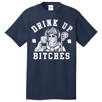 Women's St. Patrick's Day Drink Up Bitches Basic T-shirt | Artistshot