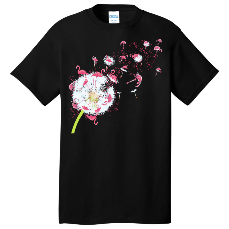 Dandelion T  Shirt Dandelion Flamingo Cute Flamingos T  Shirt Basic T-shirt by brekkeelton | Artistshot