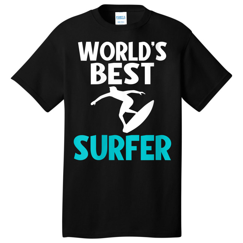 Womens Worlds Best Surfer Wake Surfer V Neck T Shirt Basic T-shirt | Artistshot