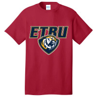 Tigers East Texas Baptist University Vectorized Basic T-shirt | Artistshot