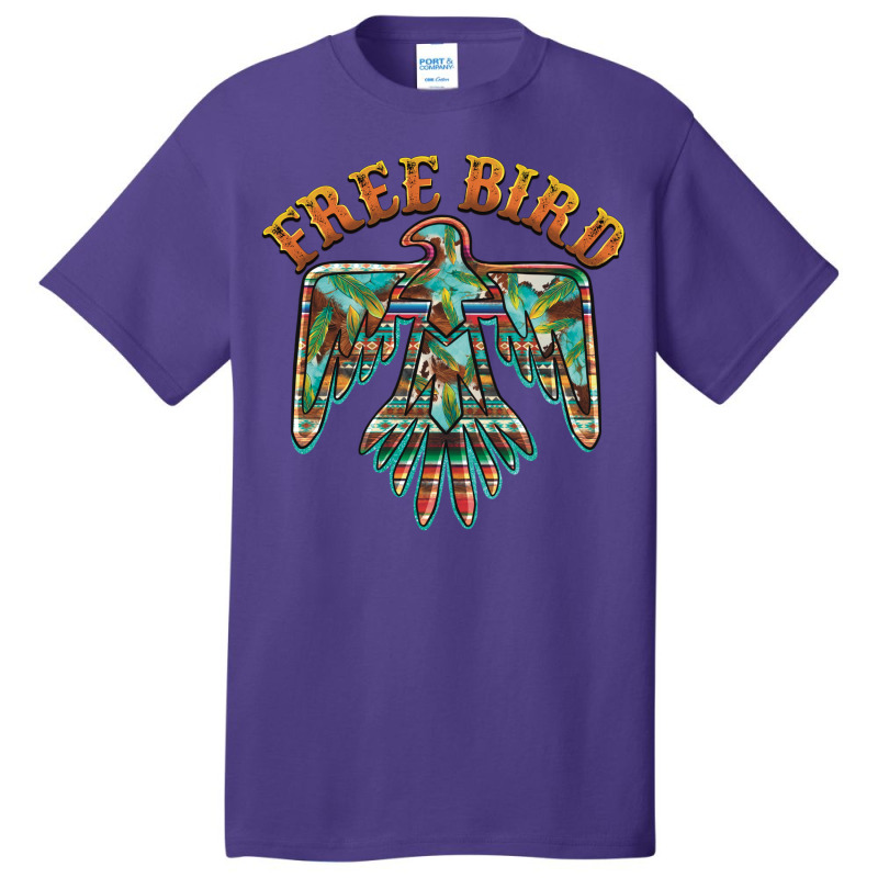 Free Bird Feathers Thunderbird Basic T-shirt | Artistshot