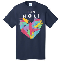 Happy Holi Festival, Holi Indians Color Festival T Shirt Basic T-shirt | Artistshot