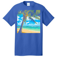 Palm Beach T  Shirt Palm Beach Morning T  Shirt Basic T-shirt | Artistshot