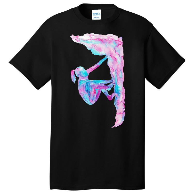 Rock Climbing Watercolour Basic T-shirt | Artistshot