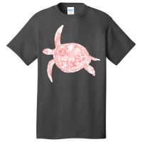 Sea Turtle Watercolor Xmas Basic T-shirt | Artistshot