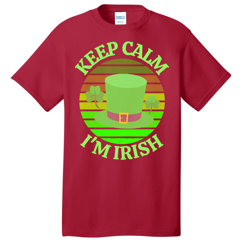 Keep Calm Im Irish T  Shirtkeep Calm I’m Irish T  Shirt (4) Basic T-shirt | Artistshot