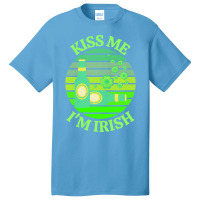 Kiss Me Im Irish T  Shirtkiss Me I’m Irish T  Shirt (6) Basic T-shirt | Artistshot