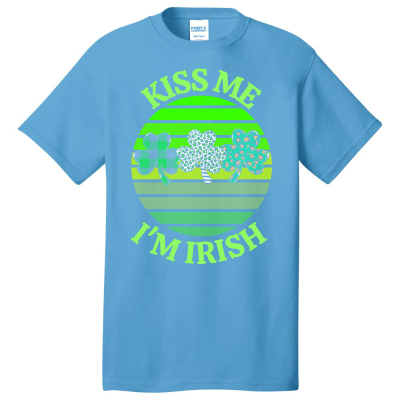 Kiss Me Im Irish T  Shirtkiss Me I’m Irish T  Shirt (8) Basic T-shirt | Artistshot