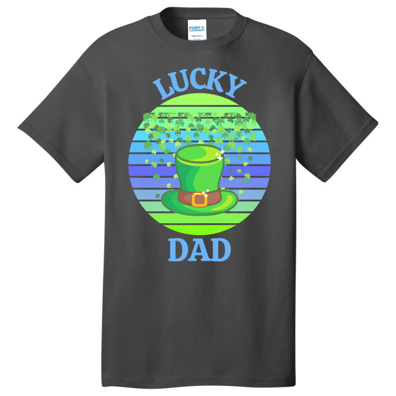 One Lucky Dad T  Shirtone Lucky Dad T  Shirt (2) Basic T-shirt | Artistshot