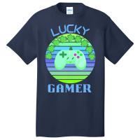 One Lucky Gamer T  Shirtone Lucky Gamer T  Shirt (8) Basic T-shirt | Artistshot