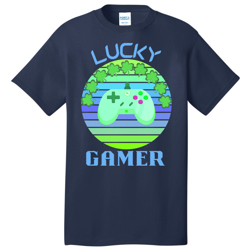 One Lucky Gamer T  Shirtone Lucky Gamer T  Shirt (8) Basic T-shirt | Artistshot