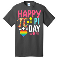 Pi Day Observed On March 14 Celebration T  Shirt Happy Pi Day Math Lov Basic T-shirt | Artistshot