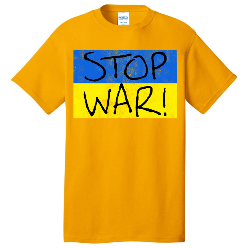 Flag Shirt Stop War Basic T-shirt | Artistshot