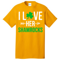 I Love Her Shamrocks Basic T-shirt | Artistshot